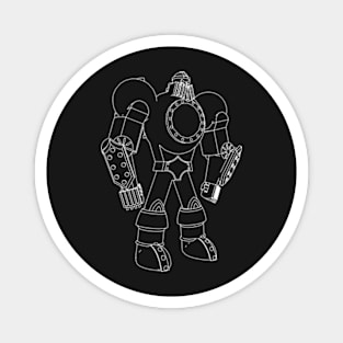 Robot Line Art Magnet